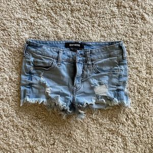Express jean shorts